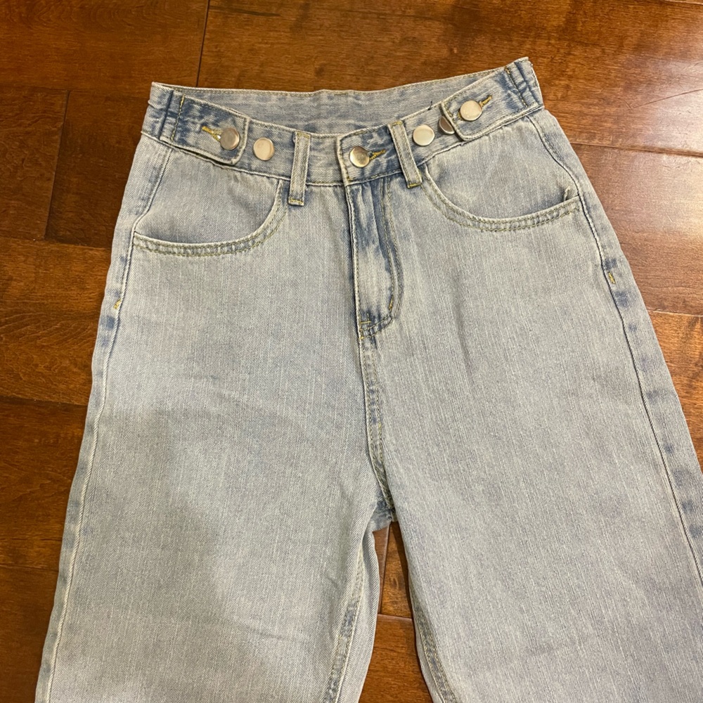 REVICE Light Blue Straight Leg Jeans